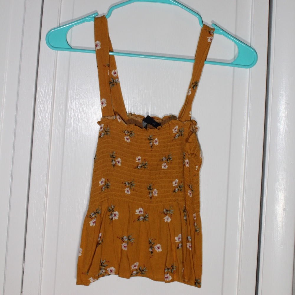 American Eagle Mustard Yellow Tank